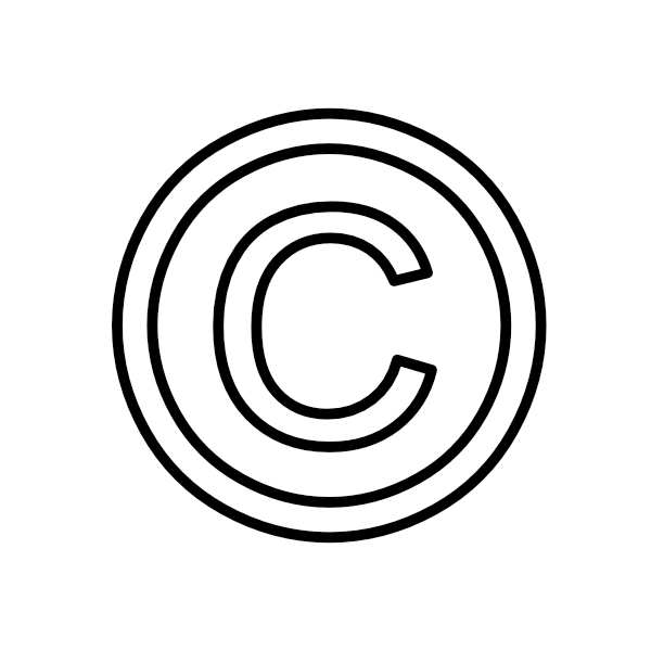 Easy Copyright logo button that links to details page